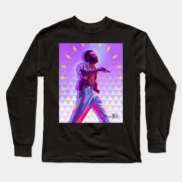 Childish Gambino / Donald Glover Long Sleeve T-Shirt by snasydazzy